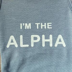 Alpha Dog shirt, X-Small  (up to 10 lbs)